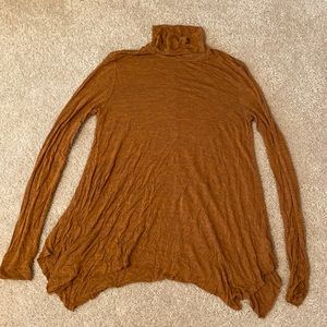 American Eagle Orange Turtleneck